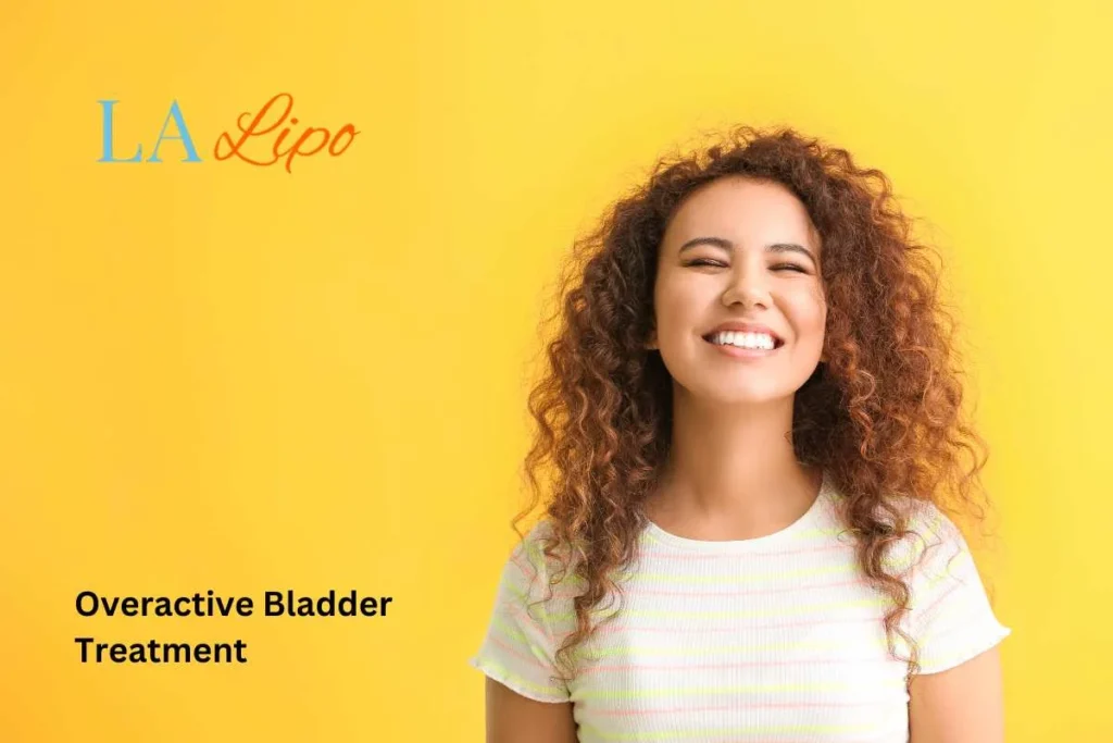 woman smiling about overactive bladder treatment Cirencester solutions