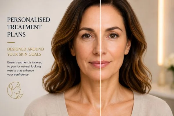 Before and after results of Collagen Lift Therapy Cirencester
